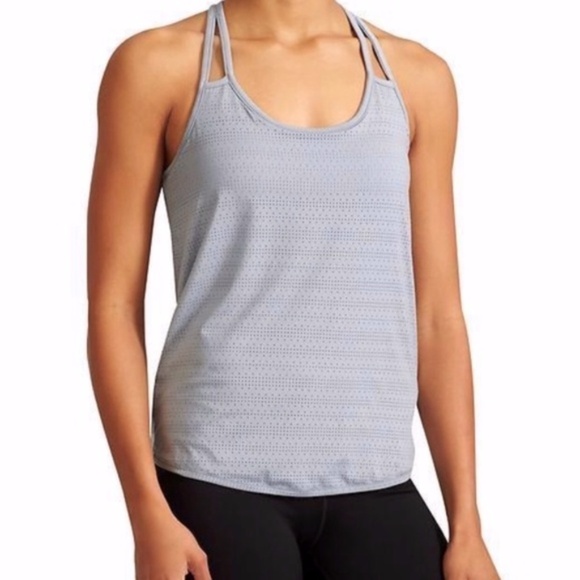 Athleta Full Force 2 in 1 Tank Top Gray XXS - Picture 2 of 7